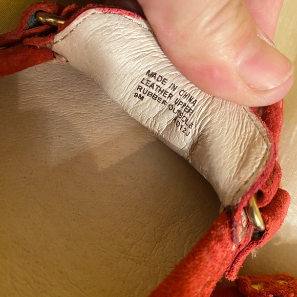 Michael Kors red suede loafer - Picture 6 of 7